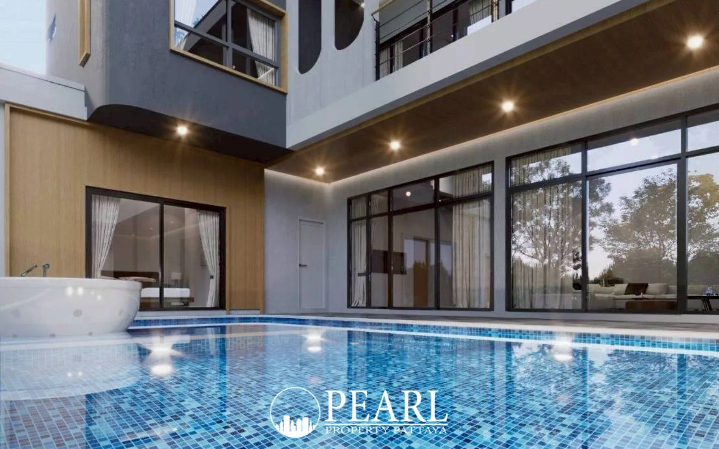 5 Bedroom House for Sale in Myroom Pool Villa fully equipped kitchen and dining area